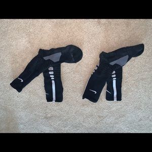 2 pairs of Nike elite socks, 4 pairs of Adidas socks